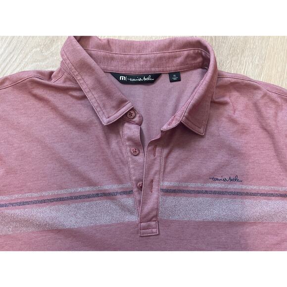 Travis Mathew BUNDLE Polo Shirts Men XL Mint Green Navy/ Red Pima Golf - Picture 6 of 8